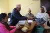 सामाजिक सुरक्षा भत्ता वितरण गर्दै छत्रदेव-४ केरुङ्गा ।